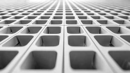 Obraz premium Geometric facade pattern