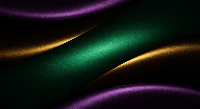 A colorful, abstract design with a purple and green stripe