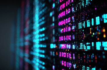 Fototapeta premium Digital data technology abstract background