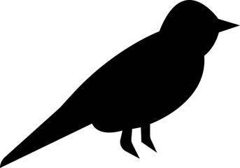 Fototapeta premium silhouette, flying, birds, wide, open, wings, vector, art, template, designs, icon, ink, grunge, afar, brush, hand-drawn, marker, crayons, icons, isolated, transparent background, mobile app, variatio