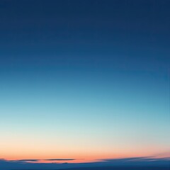Twilight sky gradient.  Soft transition of colors