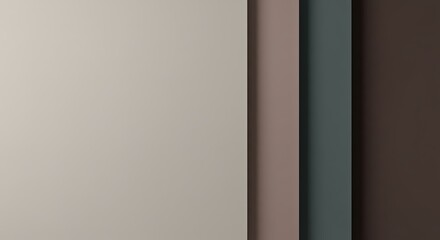 A photo of four different colored paper strips