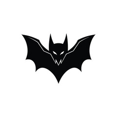 bat head silhouette art illustration
