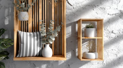 A modern living room with sunlit ambiance and cozy furnishings serves as a comfortable virtual background for Zoom meetings