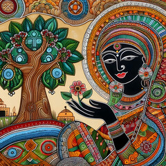 madhubani, painting