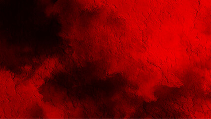 a red wall with a light on it and a red floor, plain studio background, Dark red watercolor background with , Dark red