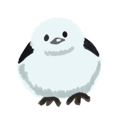 Cute Shima Enaga Bird