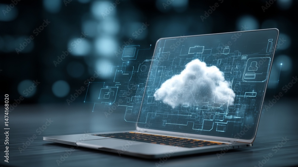 Poster virtual environments for mobile and desktop platforms are supported through cloud storage for softwa