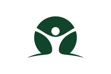 green people logo on a white background