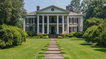 Obraz premium Elegant Southern Mansion