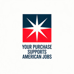Impactful Consumer Advocacy Graphic Highlighting Workforce Support Through American-Made Purchases