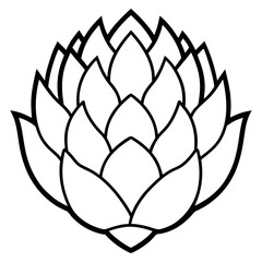 Stylized Artichoke Vector Illustration