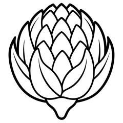 Stylized Artichoke Vector Illustration