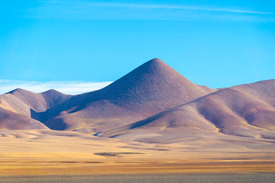 Scenic view of the Argentinian highlands in La Puna