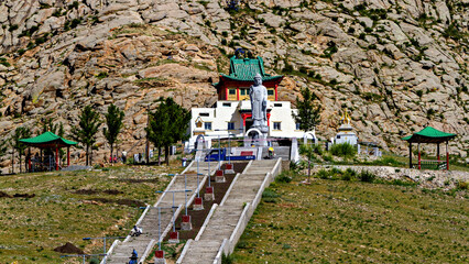 The Tsetserleg Monastery in Mongolia