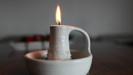 Realistic candle flame simulation