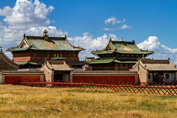 The temples of Karakorum in Mongolia 