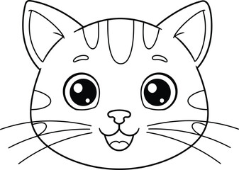 Cute Cartoon Cat Illustration
