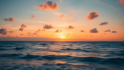 Obraz premium sunset over the sea