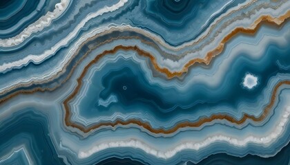 A mesmerizing close-up of layered agate stone with a unique blend of colors and textures.