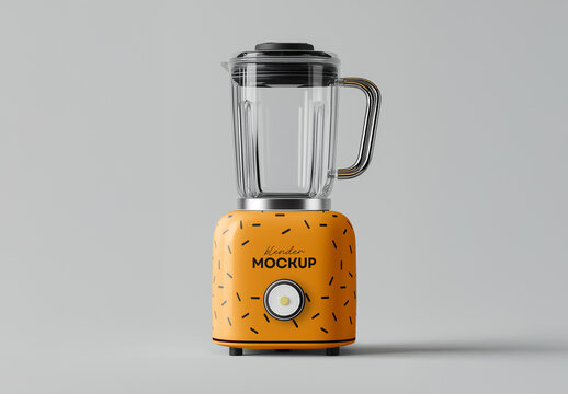 Blender Mockup &ndash; High-Quality Kitchen Appliance Display for Product Marketing