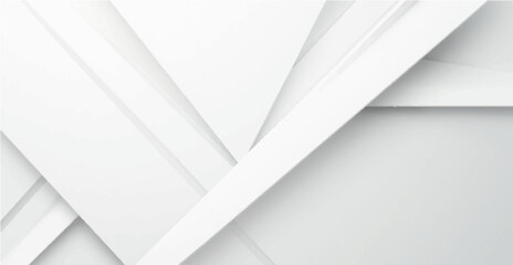 Abstract a striking white abstract background featuring a dynamic geometric pattern created with sharp triangle shapes in varying angles. © Queality Full