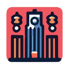 miner logo icon vector art