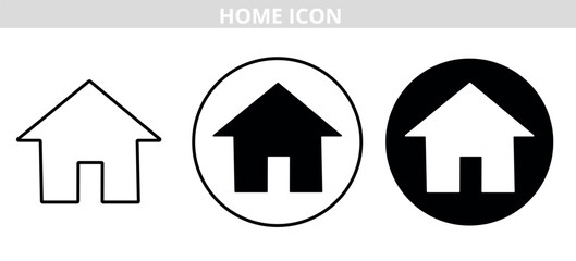 House Icons, Home Line Icons, Home Vector Icons, Black House Symbols, House Icon Set, Flat House Icons, Transparent Background House Icons, Minimal House Icons, Modern Home Icons, Simple Line House Ic