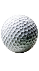 Precision Sphere: A close-up view of a pristine golf ball showcases its iconic dimpled texture, highlighting the precision and skill associated with the sport. 