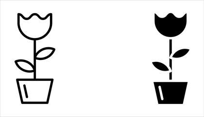 Icon set of leaf. Editable vector pictograms isolated on a white background.