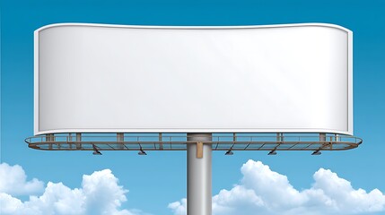 Obraz premium Blank Billboard: Sky High Potential
