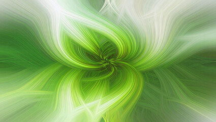 Green fractal background