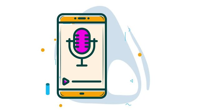 Automatic Speech Recognition animation, AI Interactive Voice Response animated video, Artificial intelligence Clip, Natural Language Processing footage, Deep Machine Learning motion graphics