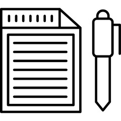 Pen And Paper Icon