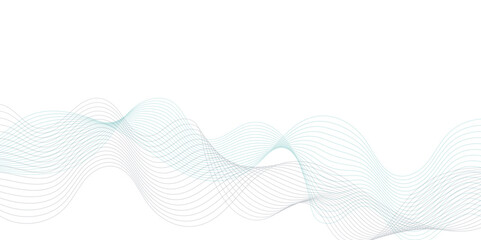 Abstract wave blend lines on transparent background. Design for banner, wallpaper, background and many more. Undulate Grey Wave Swirl, frequency sound wave, twisted curve lines with blend effect.	
