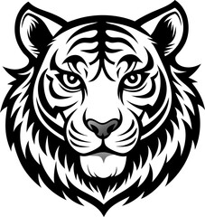 Obraz premium tiger head tattoo