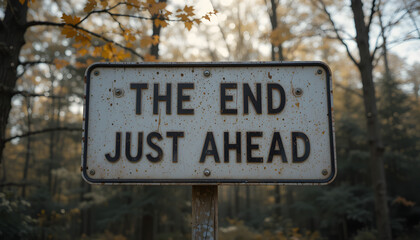 Fototapeta premium no trespassing sign