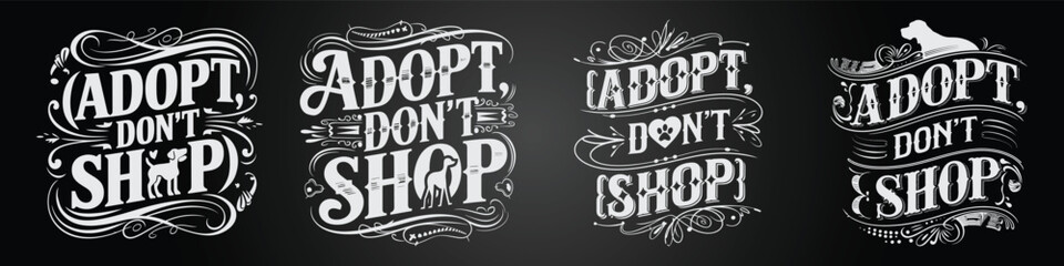 Whimsical Chalk Typography Blended with Jungle & Pet Illustrations