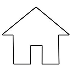 House Icon, Home Line Icon, House Vector, Black Home, House Icon, Flat House Icon, Transparent Background House Icon, Minimal House Icon, Modern Home Icon, Simple Line House Icon, Real Estate Icon Fla