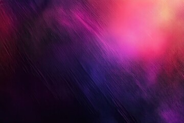 Fototapeta premium Abstract diagonal lines of vibrant colors, blending from dark purple to pink-orange. A dynamic, blurred effect