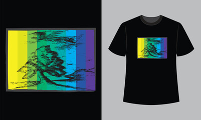 vector illustration t shirt design.t shirt design concept