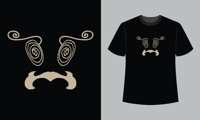 vector illustration t shirt design.t shirt design concept
