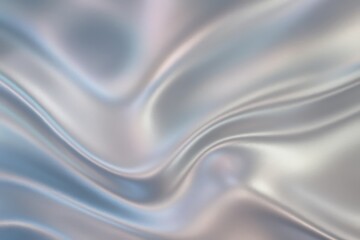 Obraz premium Luxury Iridescent Metallic Abstract Background – Seamless High-Resolution Texture with Polished Chrome Surface for Tech, Editorial, Branding, and Futuristic Design