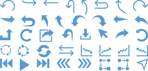 矢印のイラストセット