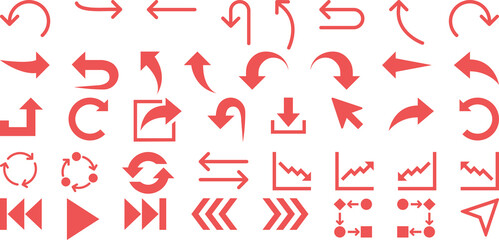 矢印のイラストセット