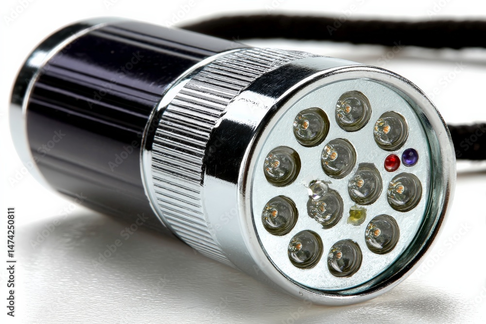 Aufkleber compact flashlight with multiple led lights designed for versatility and ease of use in various sett