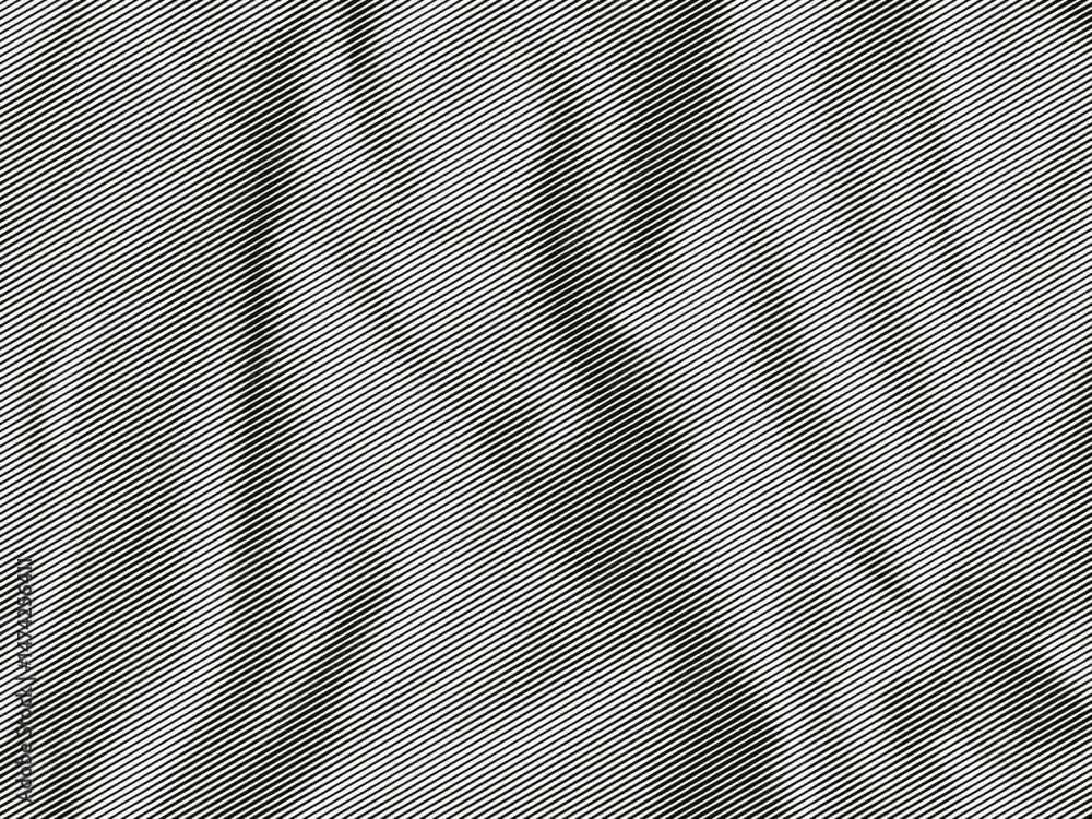 Leinwandbilder Abstract Monochrome Diagonal Line Halftone Gradient Background.  Parallel line vintage paper texture for overlay, print, collage, cover. Vector