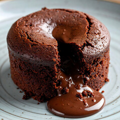 Delectable Chocolate Lava Cake: This delectable chocolate lava cake is a rich and tempting dessert, perfect for food enthusiasts and dessert lovers alike. It will make you imagine how it taste