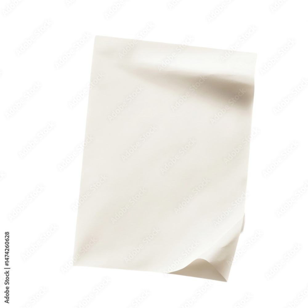 Poster white paper sheet with thin colorful lines background design template