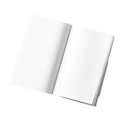 Naklejka premium Blank book open pages barcode background design